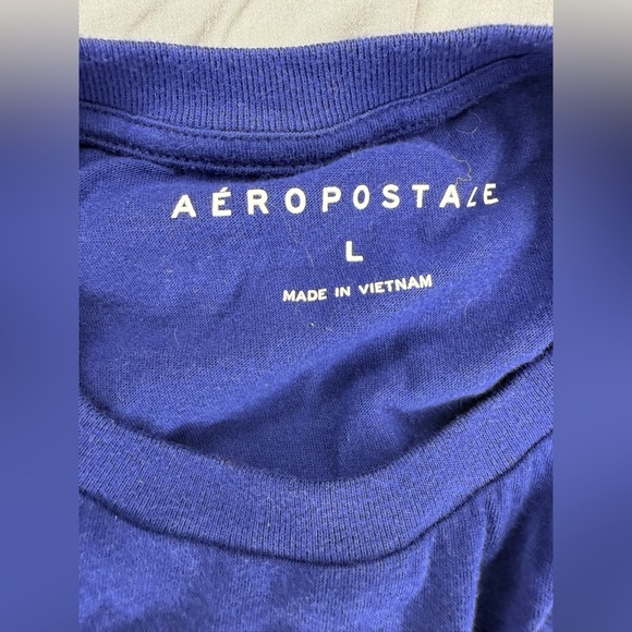 Aéropostale Graphic T-Shirt Size L - Blue "87 Est." Logo - Picture 6 of 7